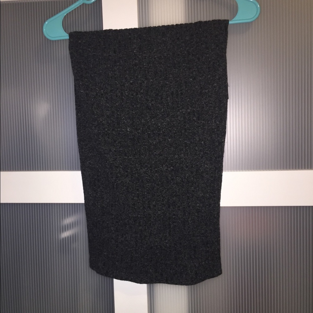 Dark Grey Midi Skirt